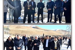 بازدید وزیر مدیریت منطقه‌ای و زیرساخت‌های ارمنستان از پروژه خط سوم انتقال برق